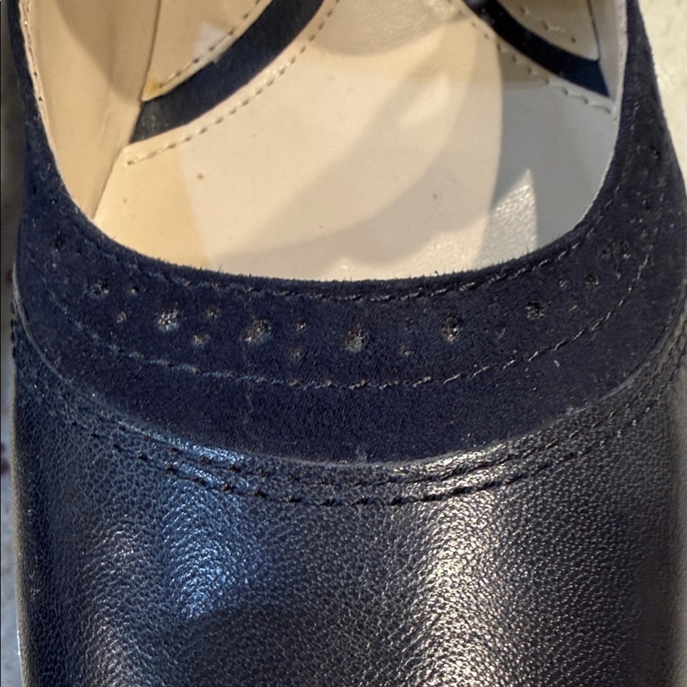 Naturalizer Women's Navy Mary Jane Flats - Picture 5 of 6
